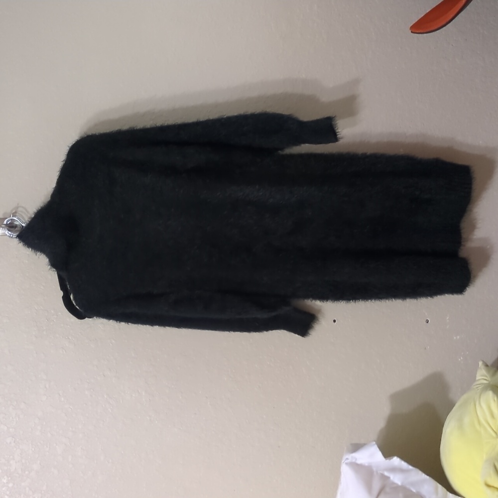 Wednesday's Girl Mohair Turtleneck Sweater Dress